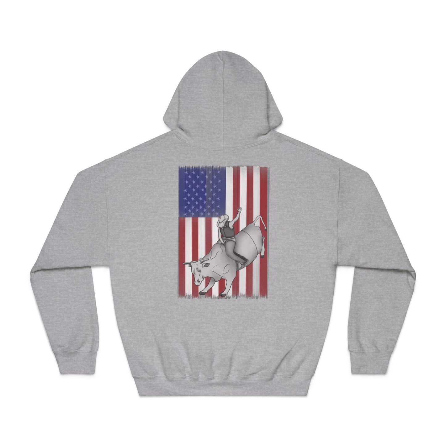 Bull n' flag Hooded Sweatshirt