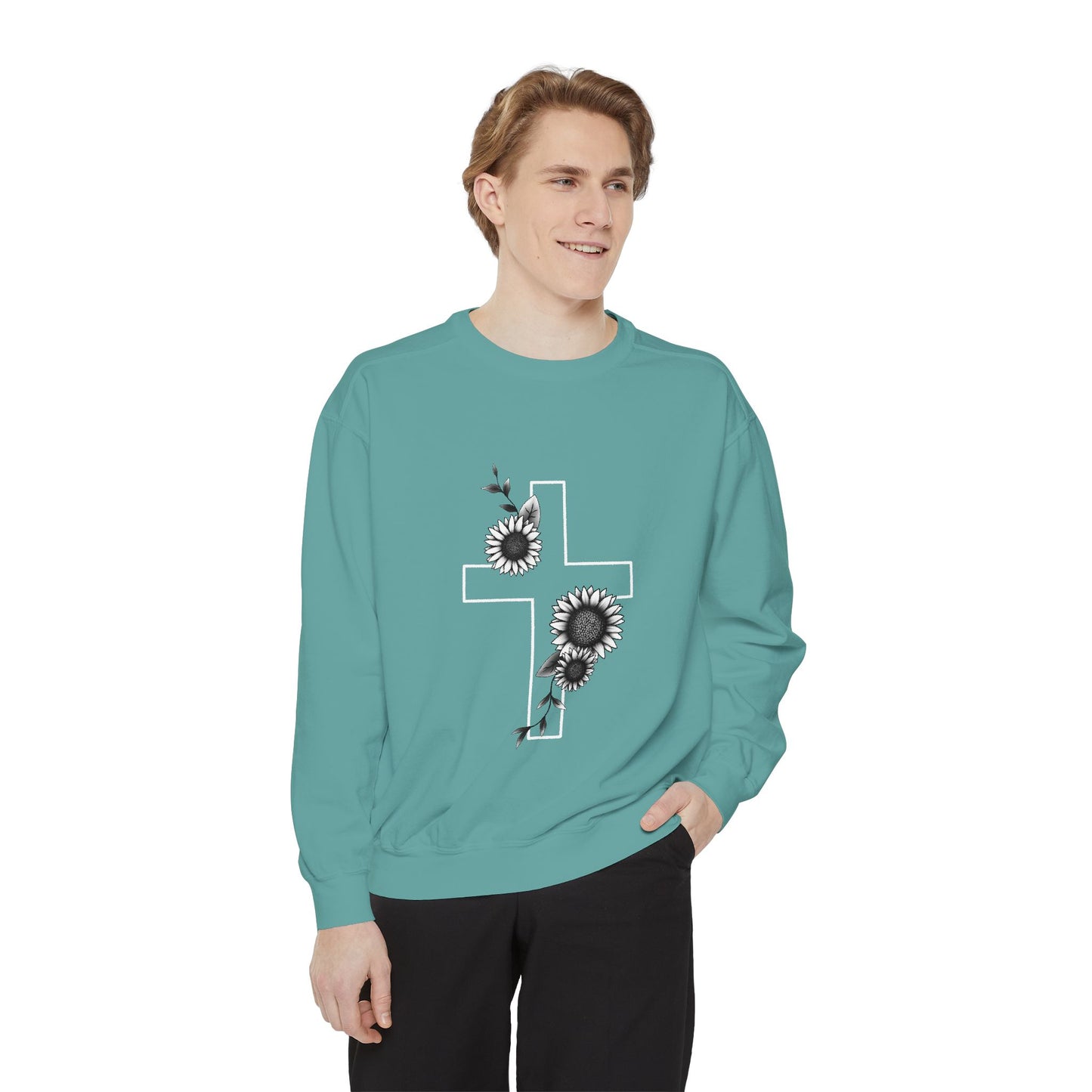 Cross n’ Flowers - Sweatshirt