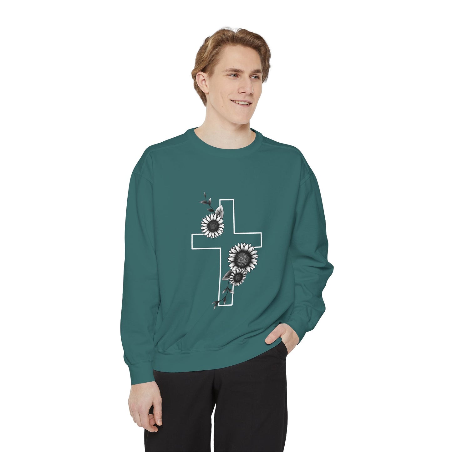 Cross n’ Flowers - Sweatshirt