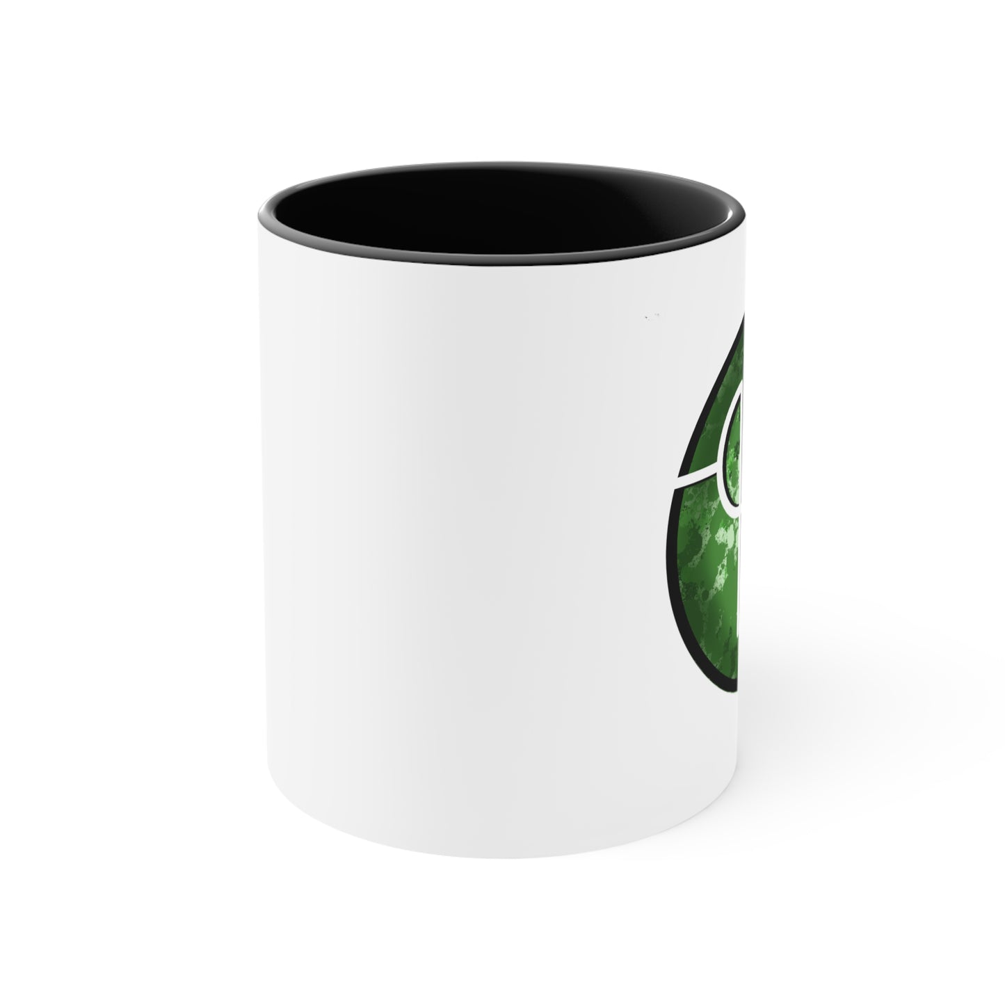SH Logo Green Accent Coffee Cup