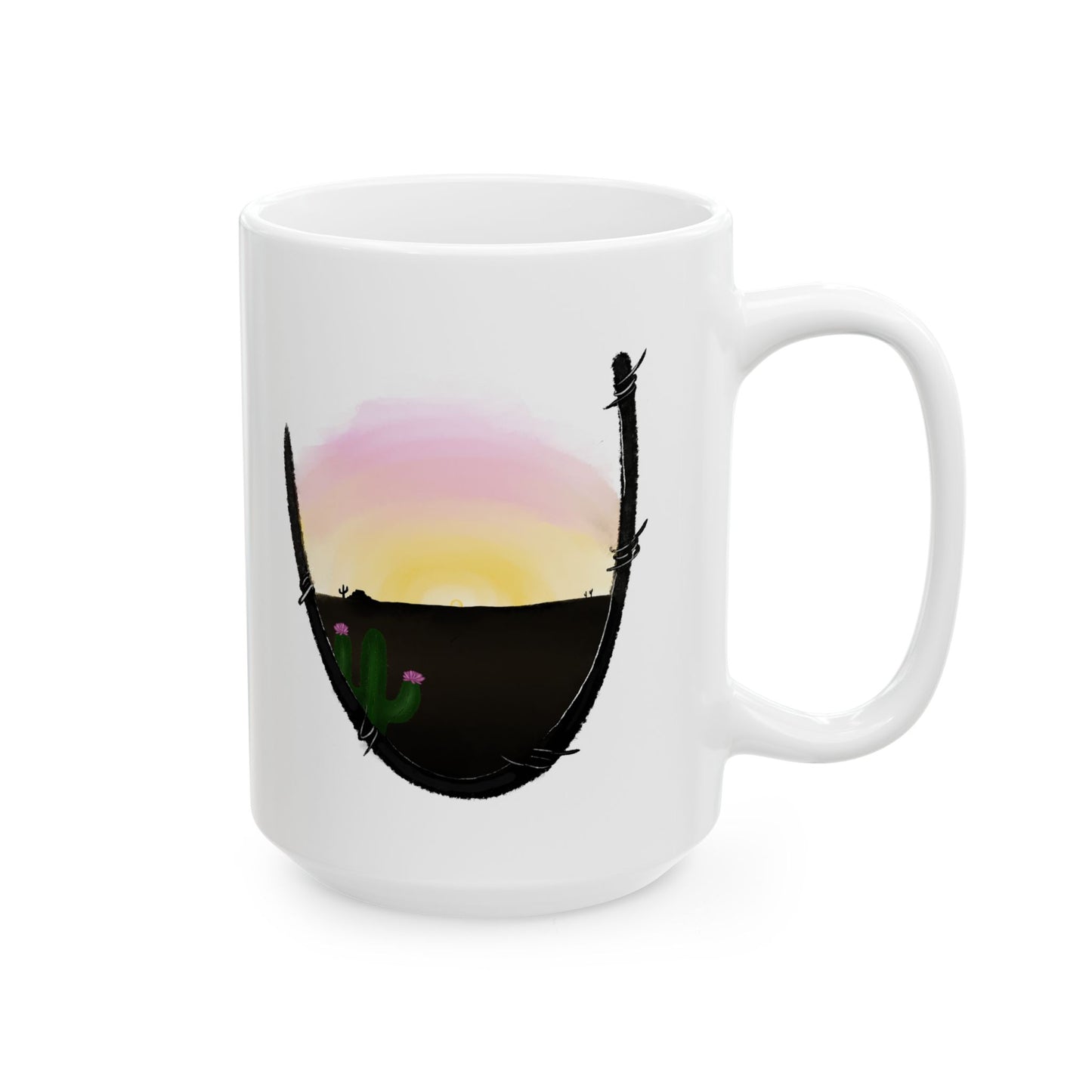 Desert scenery Ceramic Mug