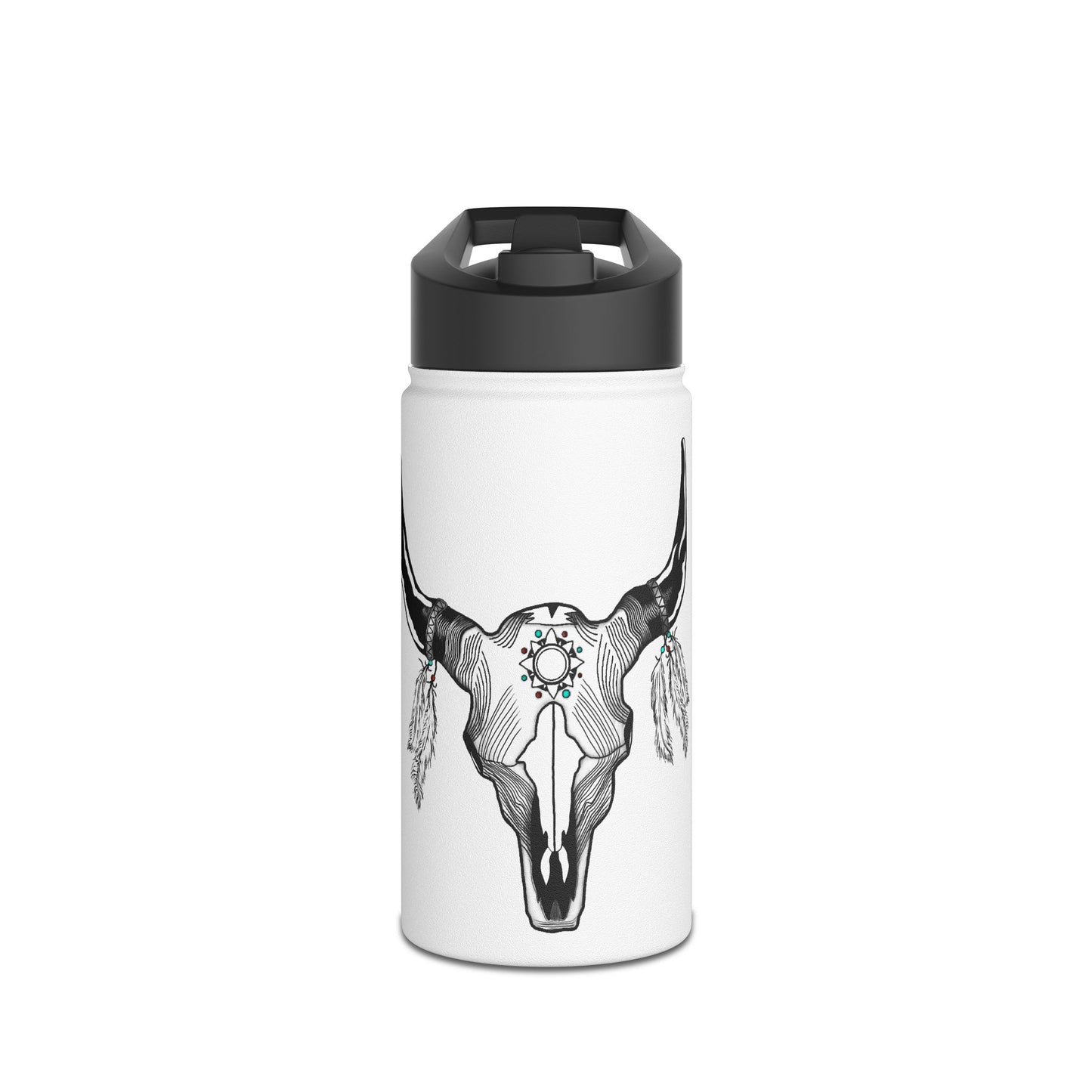Bull n’ Feathers Stainless Steel Water Bottle