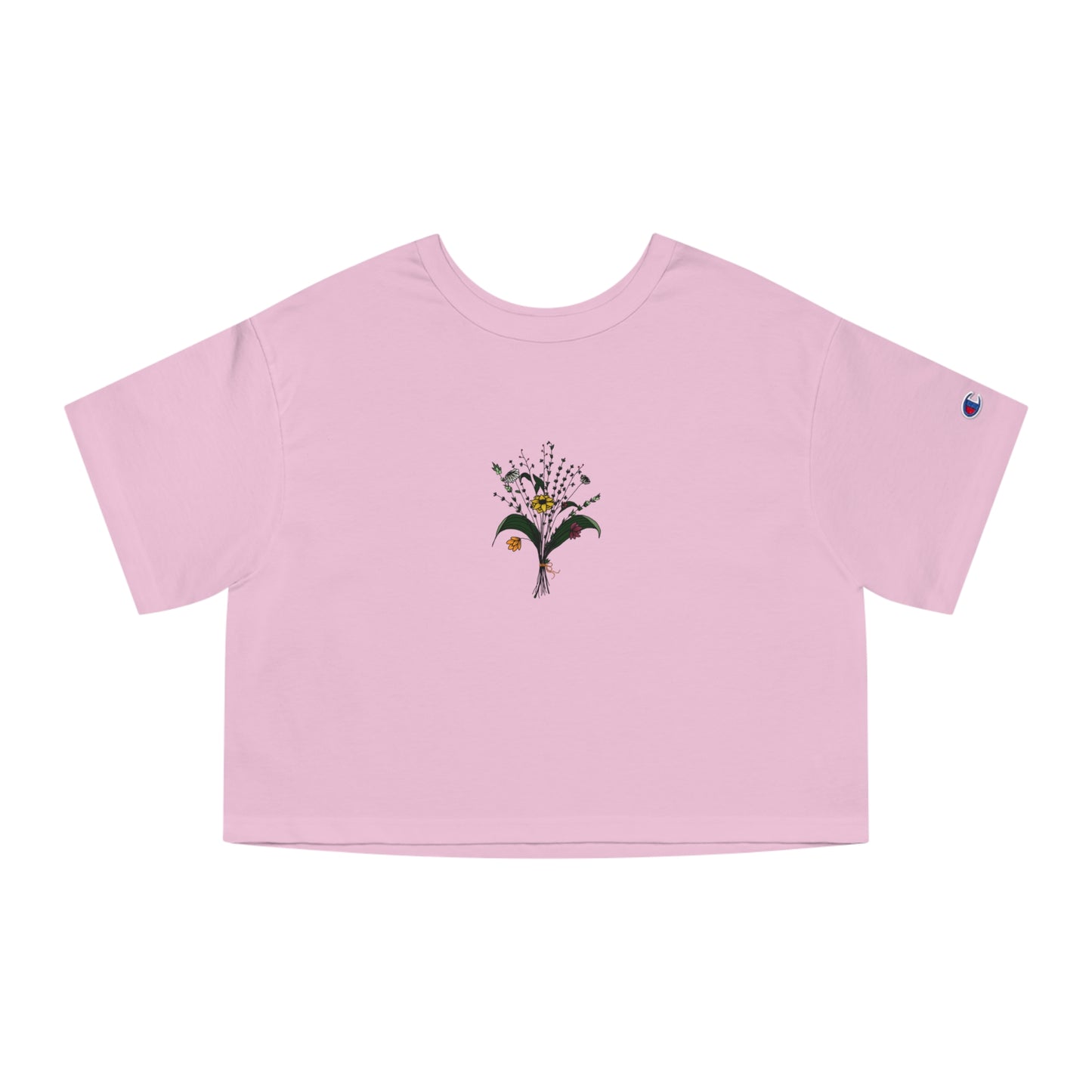 Flower Bouquet Cropped T-Shirt