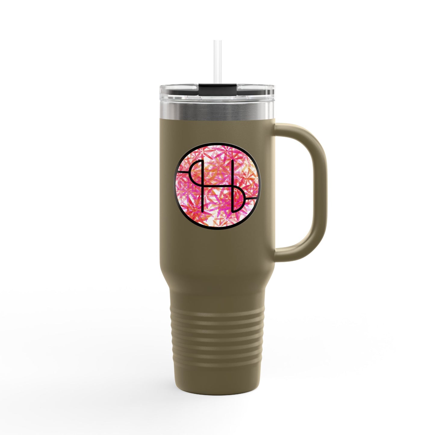 SH Floral Insulated Travel Tumbler