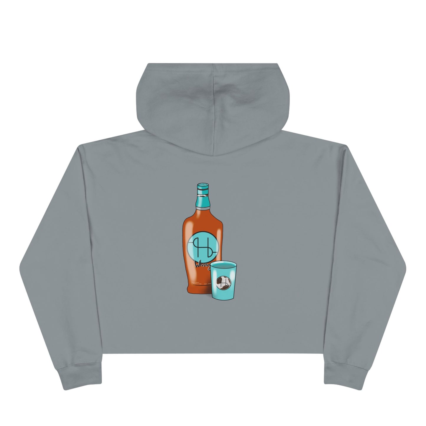 Whiskey Bottle Crop Hoodie