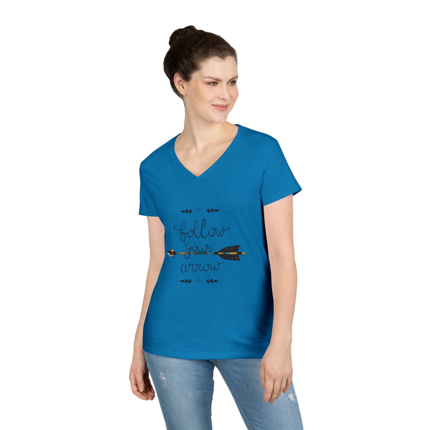 Follow Your Arrow V-Neck T-Shirt