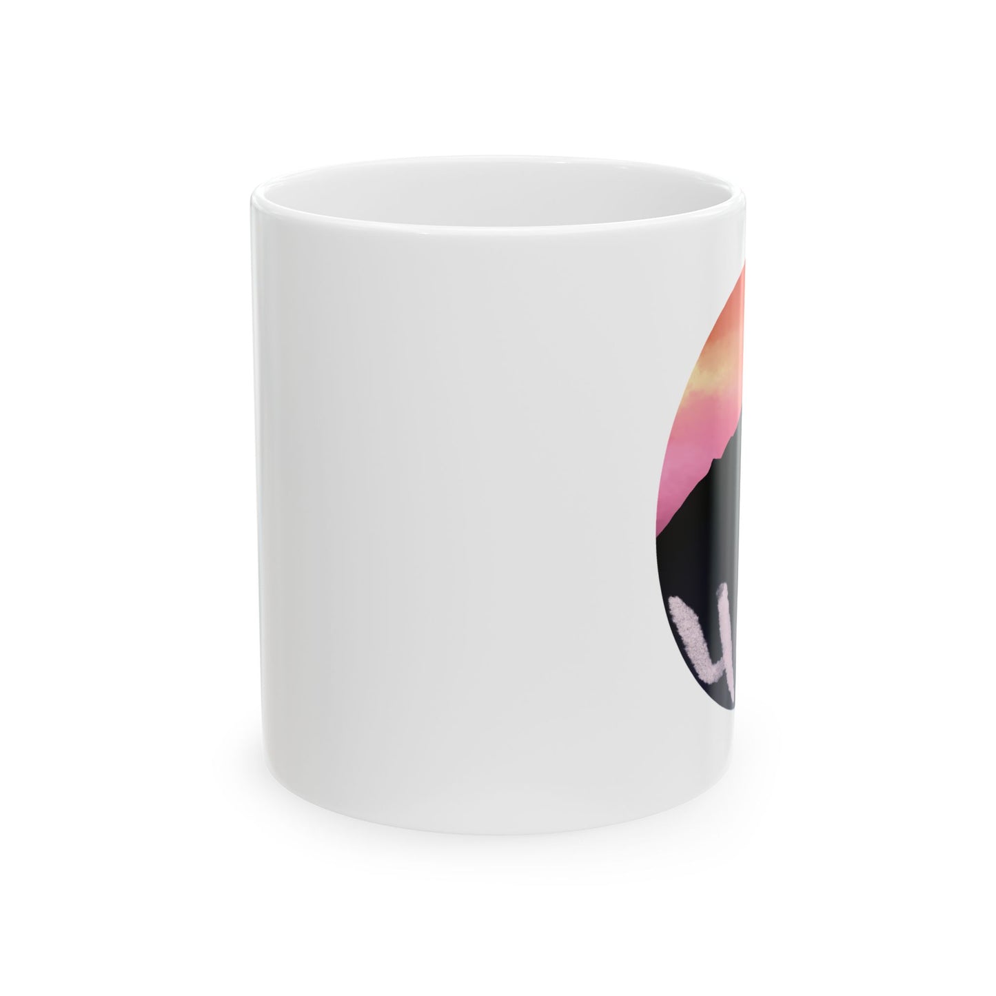 406 Mountain Sunset Ceramic Mug