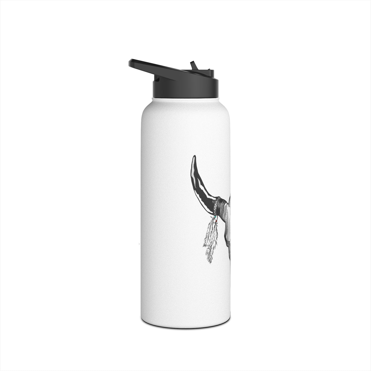 Bull n’ Feathers Stainless Steel Water Bottle