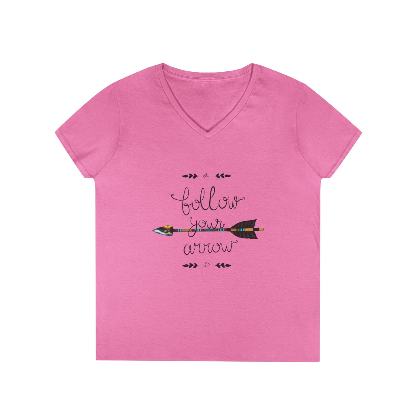 Follow Your Arrow V-Neck T-Shirt
