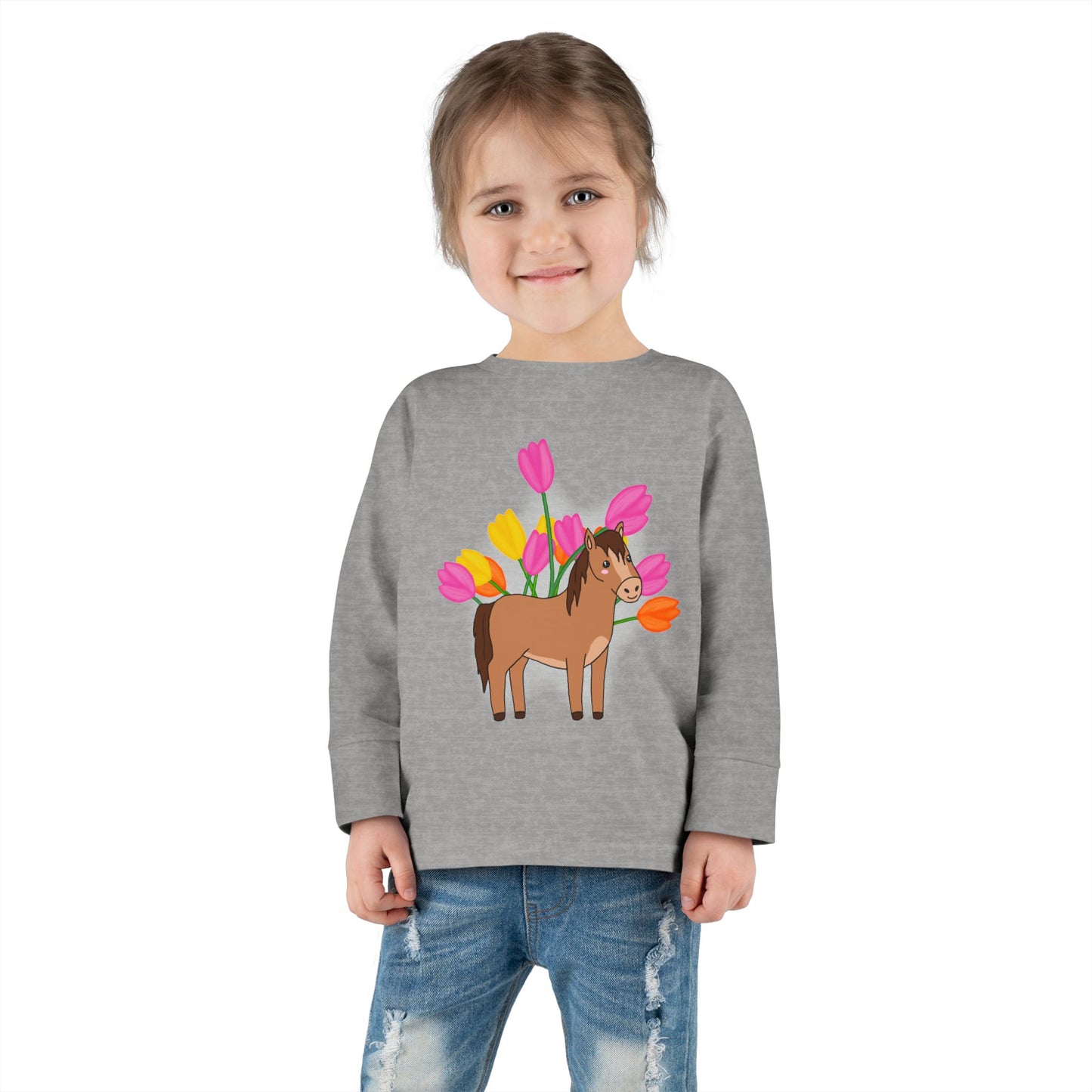 Horse n’ Flowers Long Sleeve