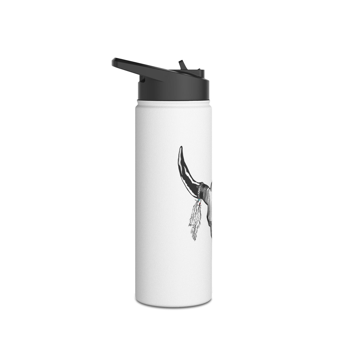 Bull n’ Feathers Stainless Steel Water Bottle