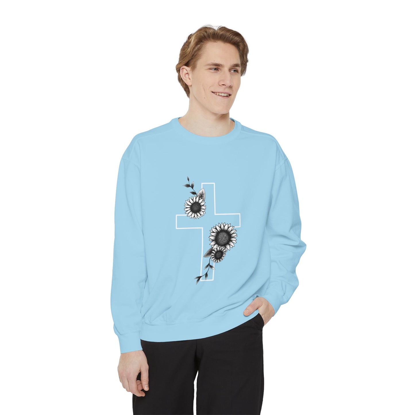Cross n’ Flowers - Sweatshirt