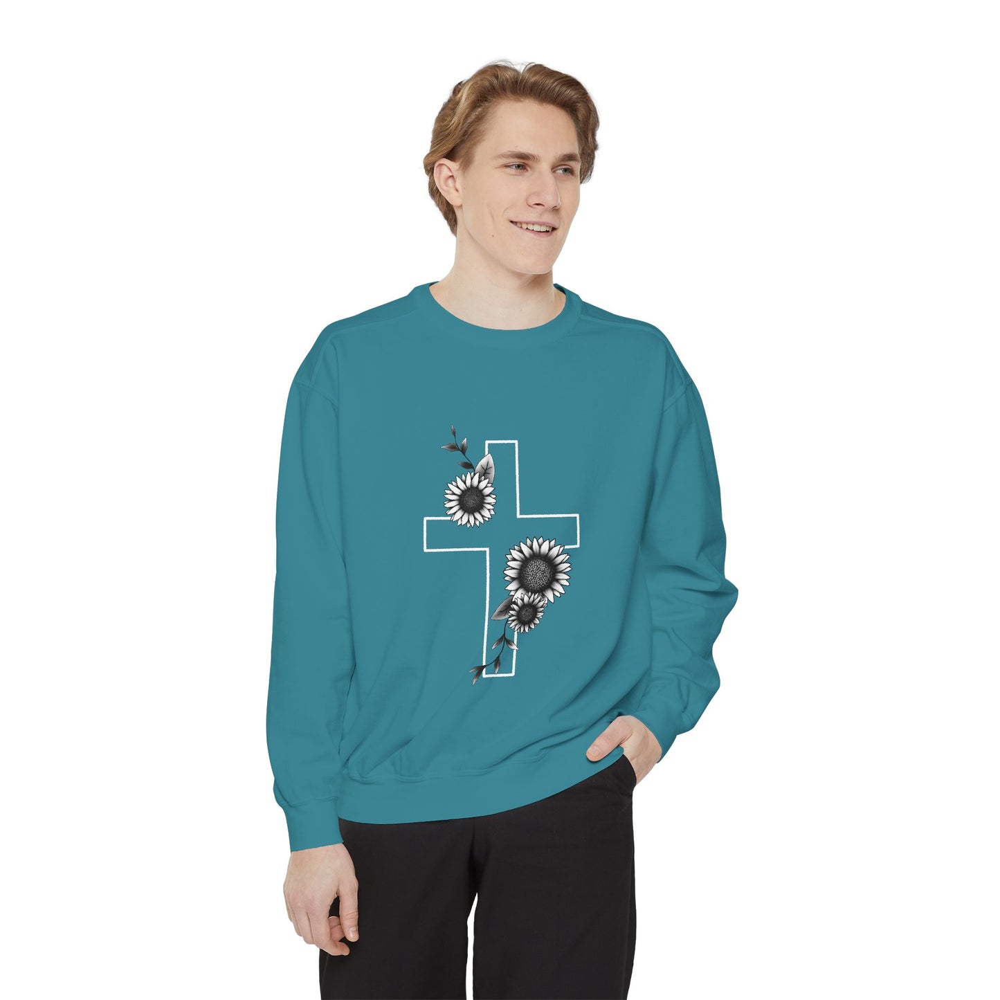 Cross n’ Flowers - Sweatshirt