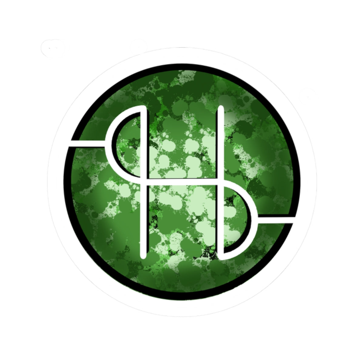 SH Green Kiss-Cut Stickers