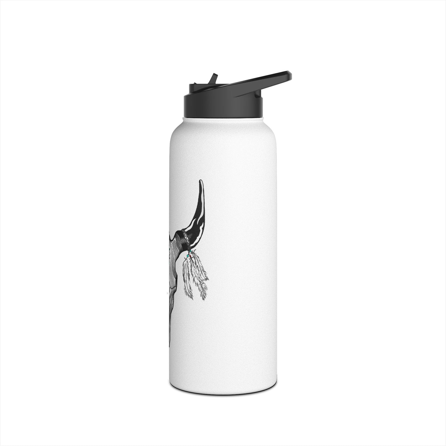 Bull n’ Feathers Stainless Steel Water Bottle