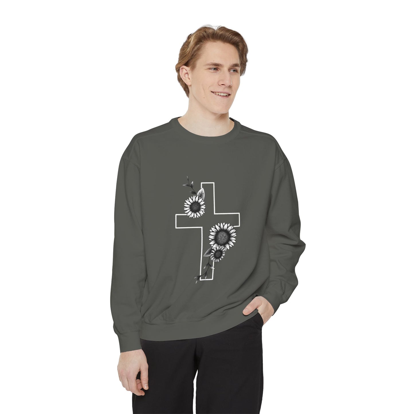 Cross n’ Flowers - Sweatshirt