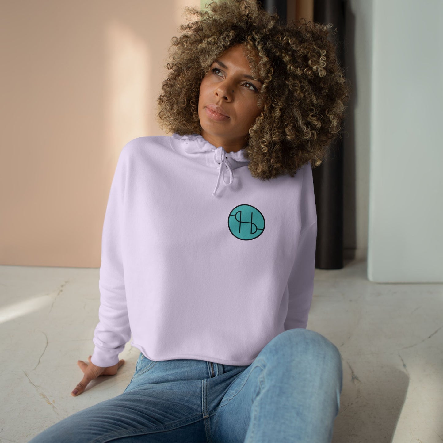 Whiskey Bottle Crop Hoodie