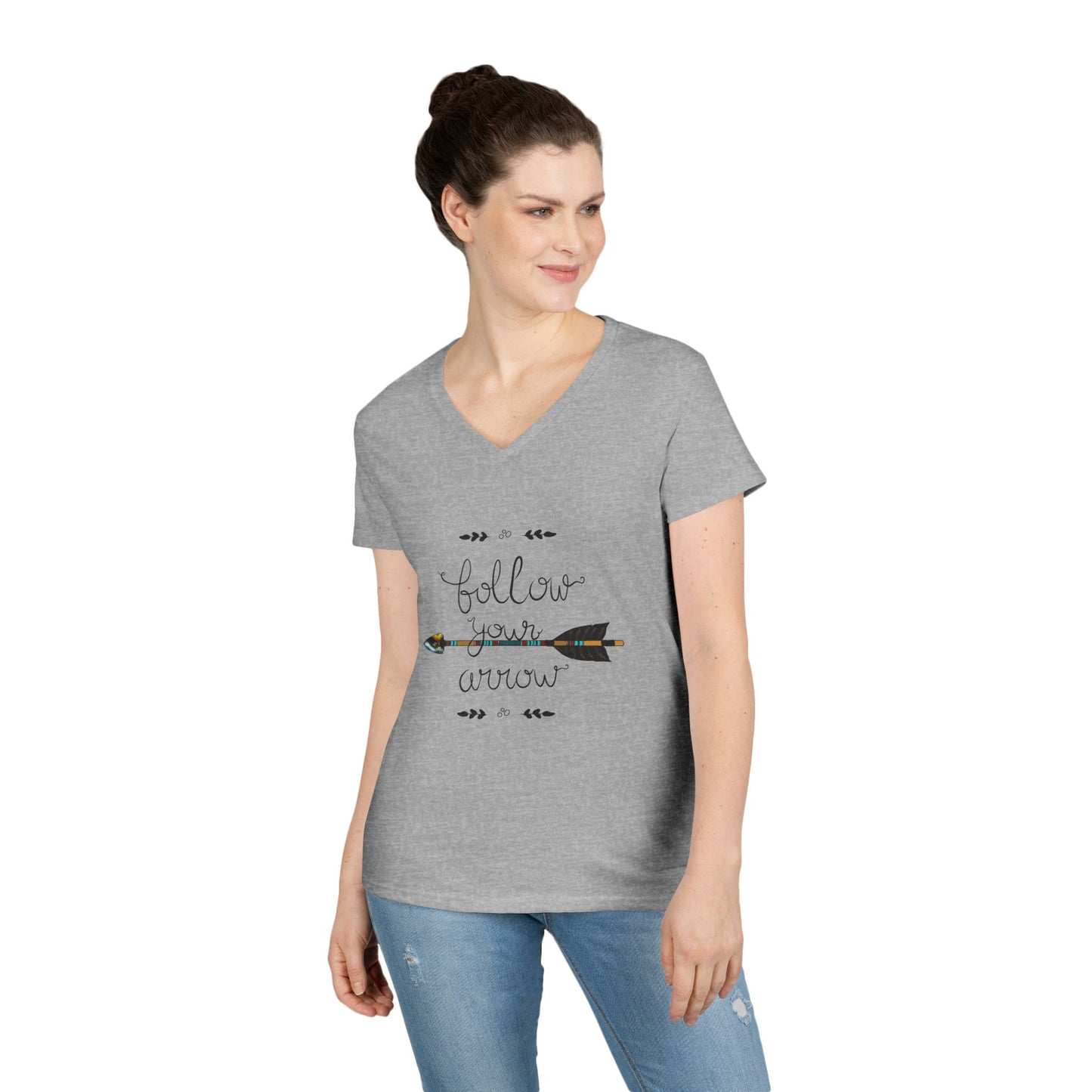 Follow Your Arrow V-Neck T-Shirt