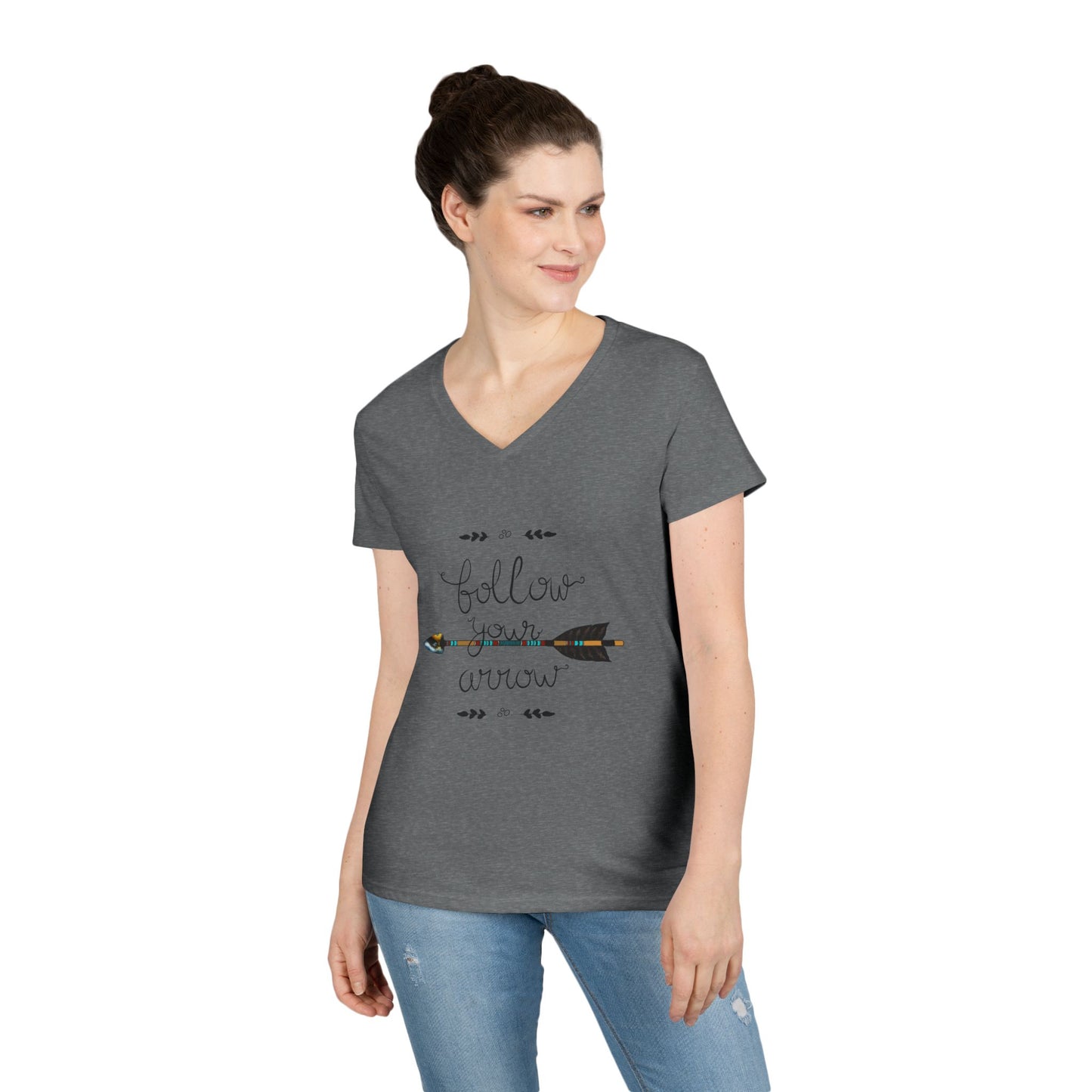 Follow Your Arrow V-Neck T-Shirt
