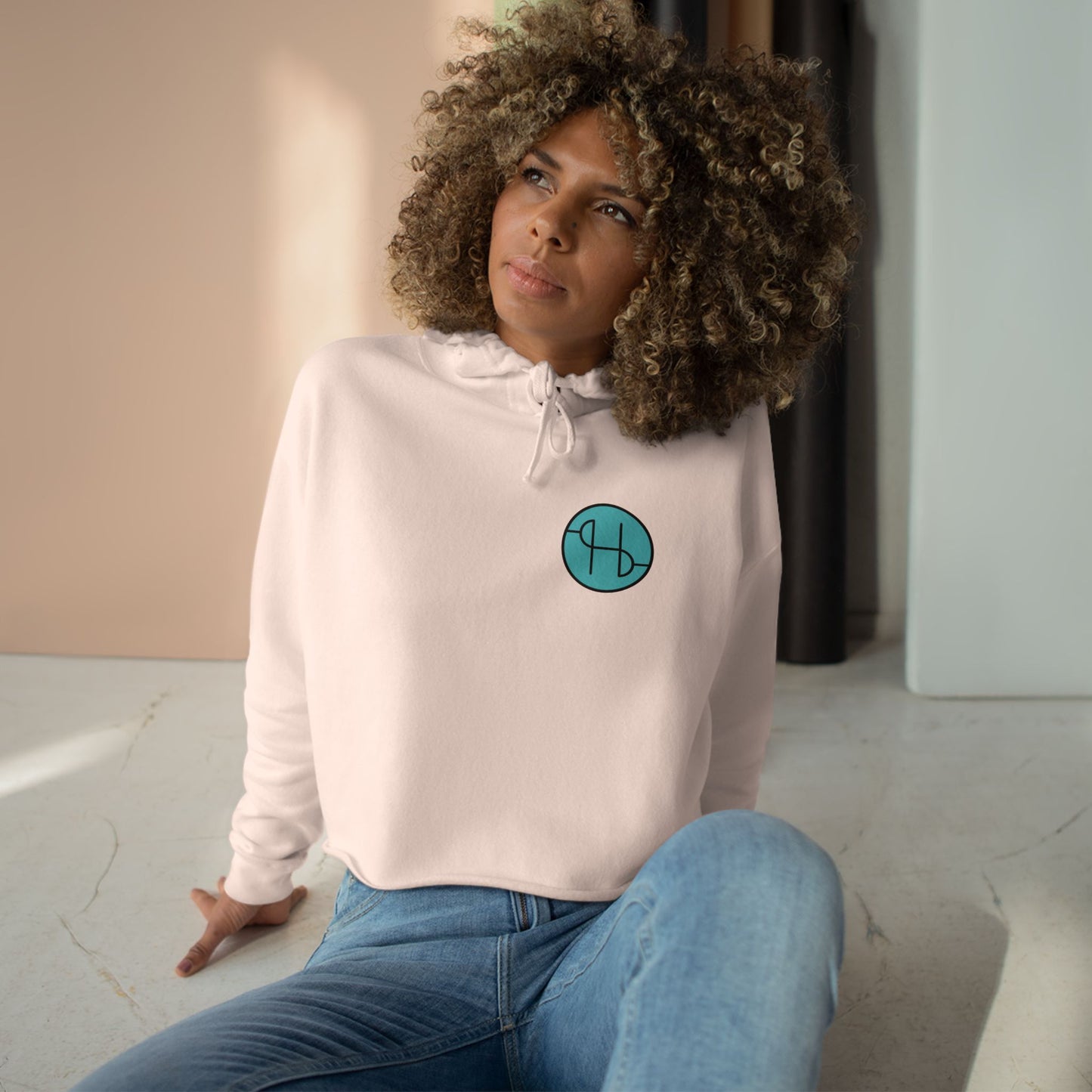 Whiskey Bottle Crop Hoodie