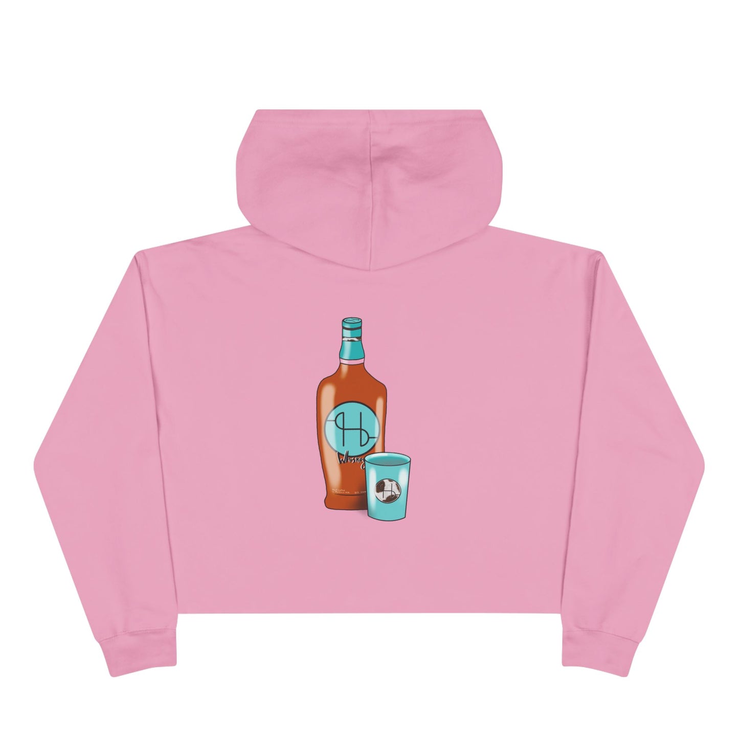 Whiskey Bottle Crop Hoodie