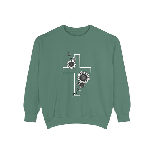 Cross n’ Flowers - Sweatshirt