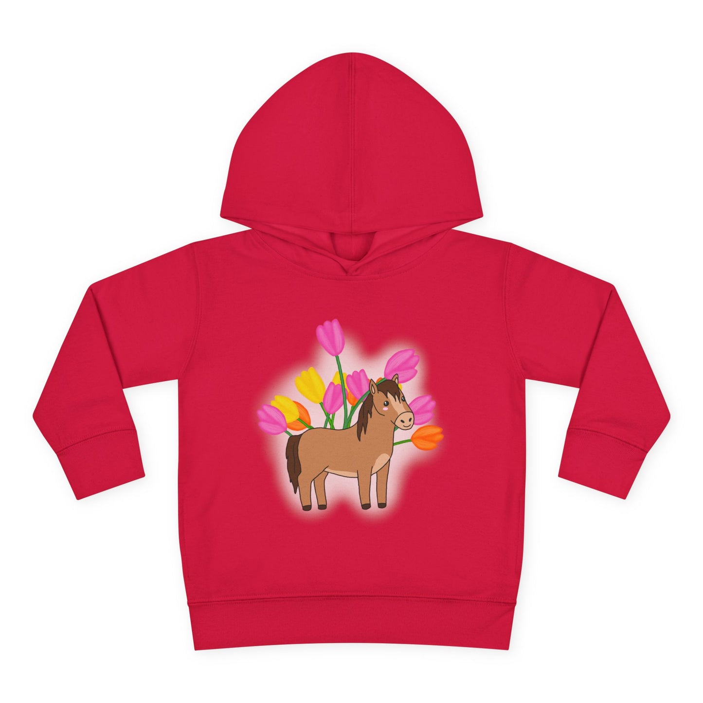 Horse n’ Flowers Hooded Pullover