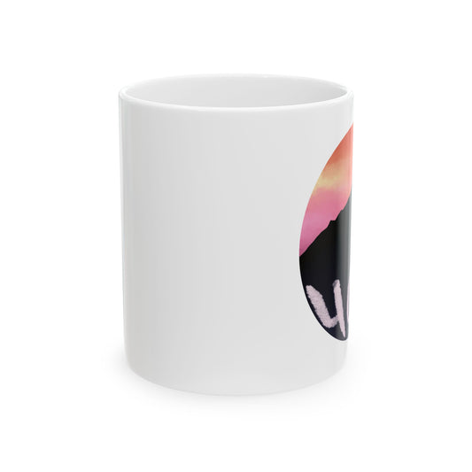 406 Mountain Sunset Ceramic Mug