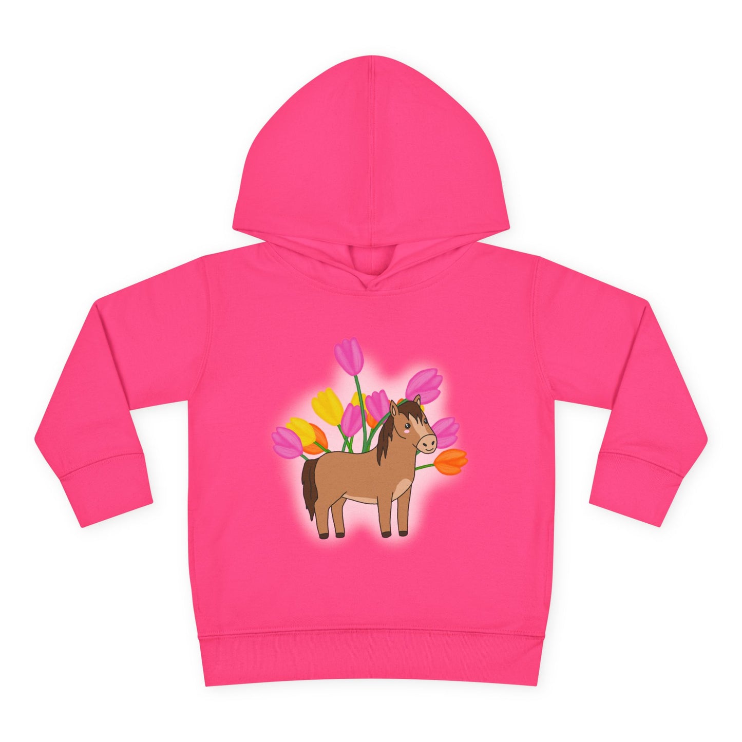 Horse n’ Flowers Hooded Pullover
