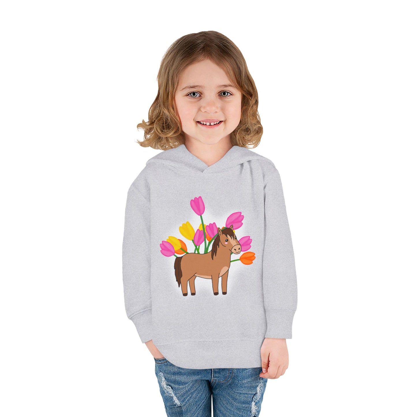 Horse n’ Flowers Hooded Pullover
