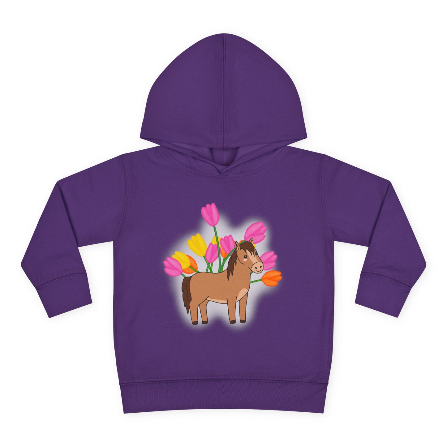 Horse n’ Flowers Hooded Pullover