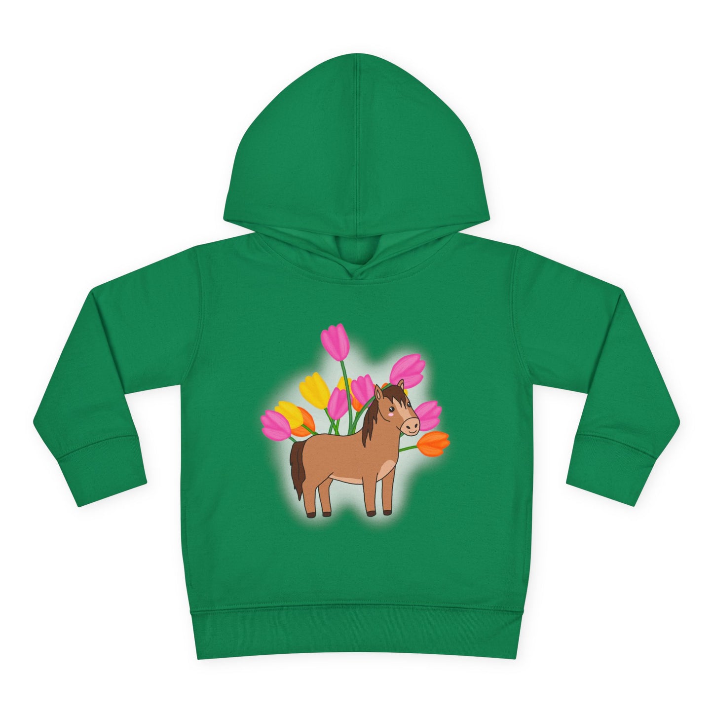 Horse n’ Flowers Hooded Pullover