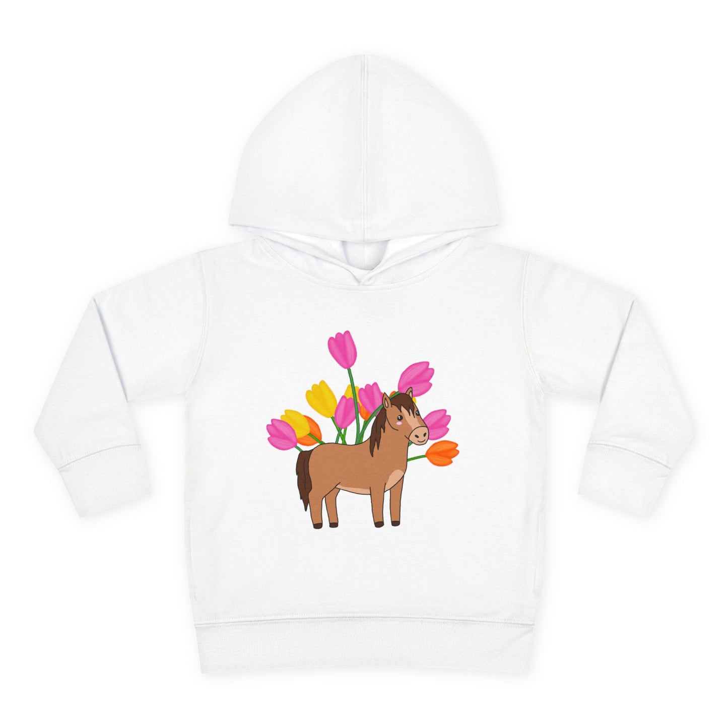 Horse n’ Flowers Hooded Pullover