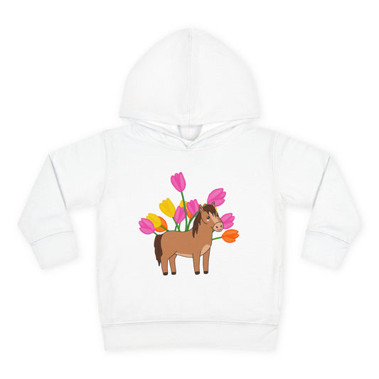 Horse n’ Flowers Hooded Pullover