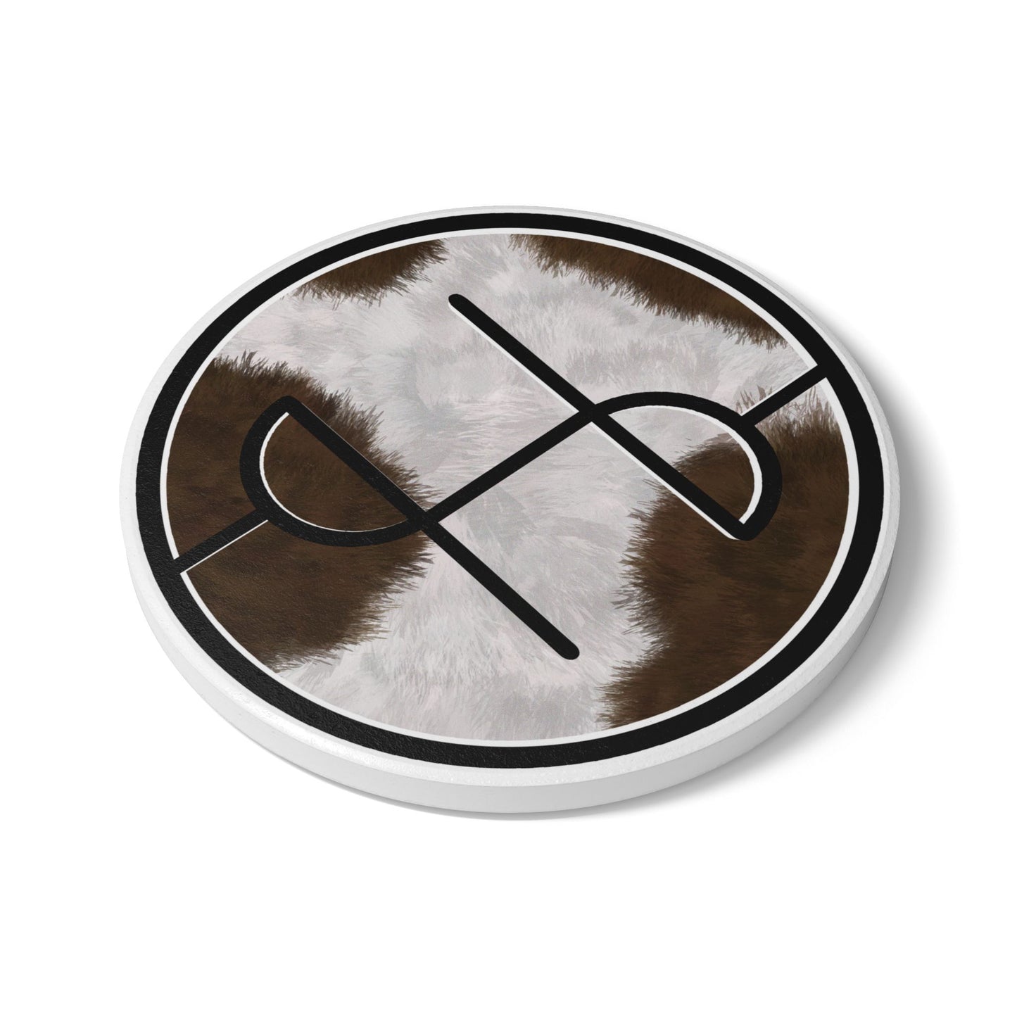SH Cow Print Ceramic Coasters