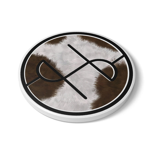 SH Cow Print Ceramic Coasters