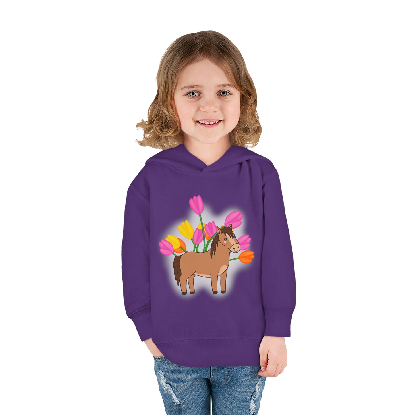 Horse n’ Flowers Hooded Pullover