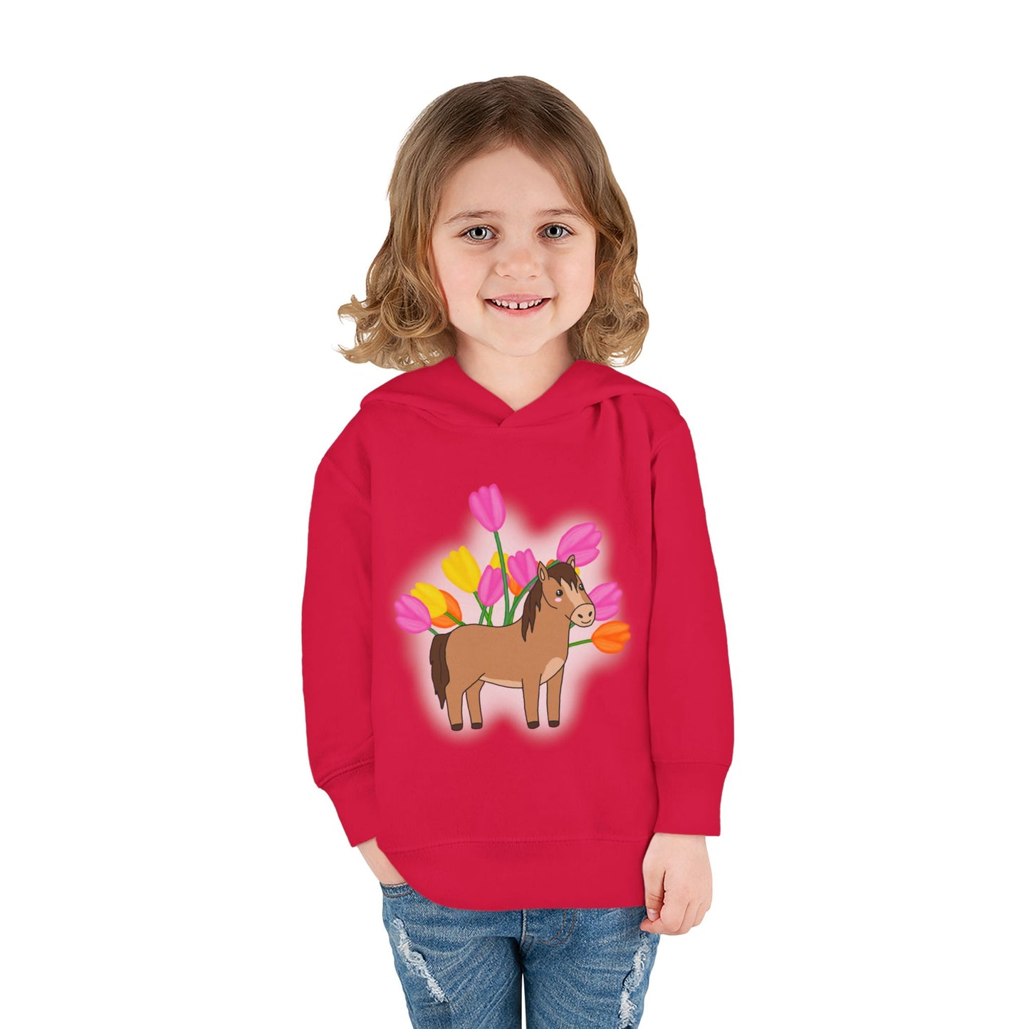 Horse n’ Flowers Hooded Pullover