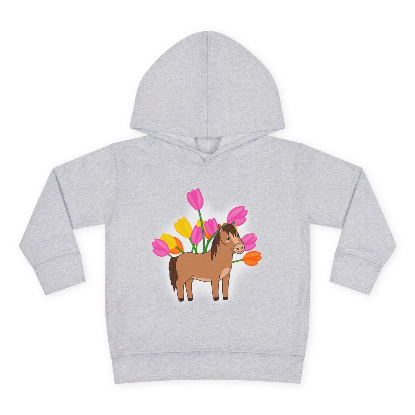 Horse n’ Flowers Hooded Pullover