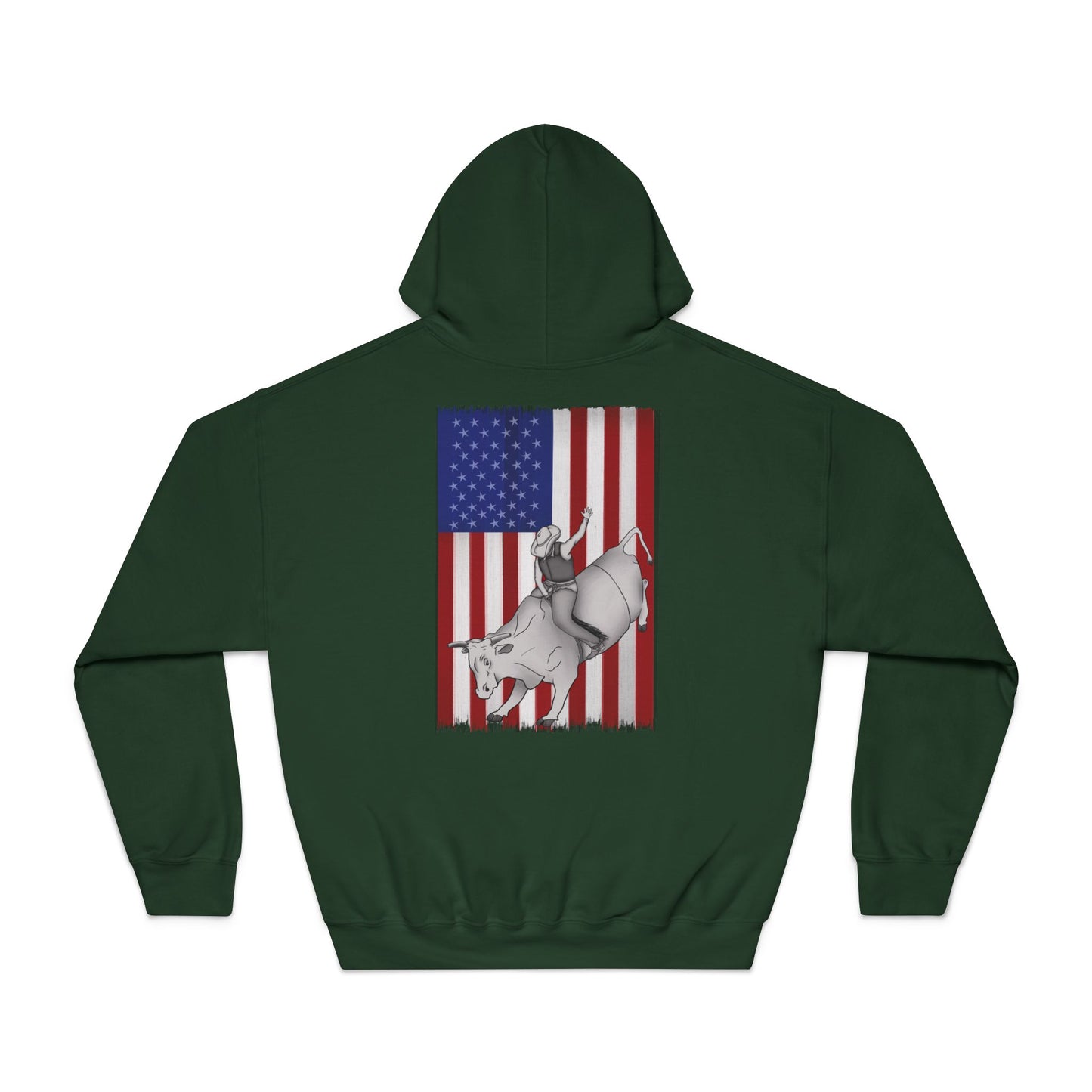 Bull n' flag Hooded Sweatshirt
