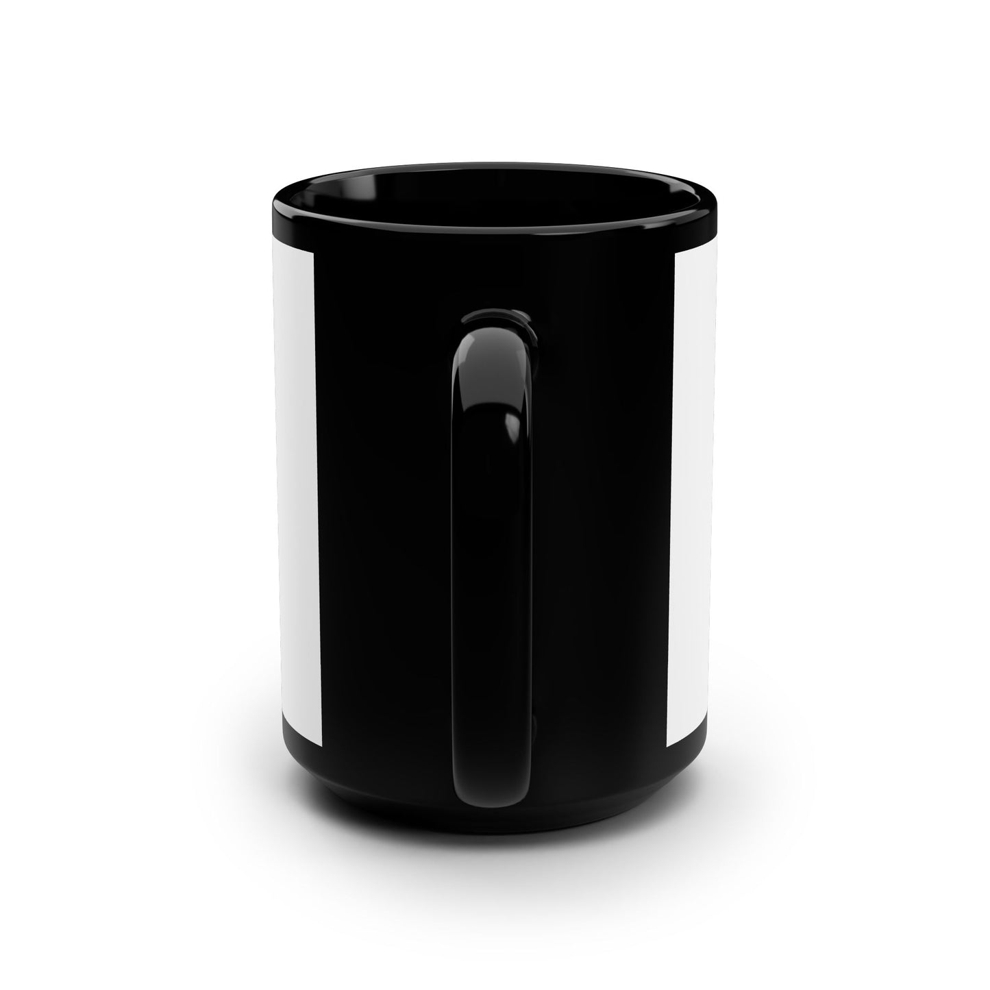 Mountain silhouette Black Mug