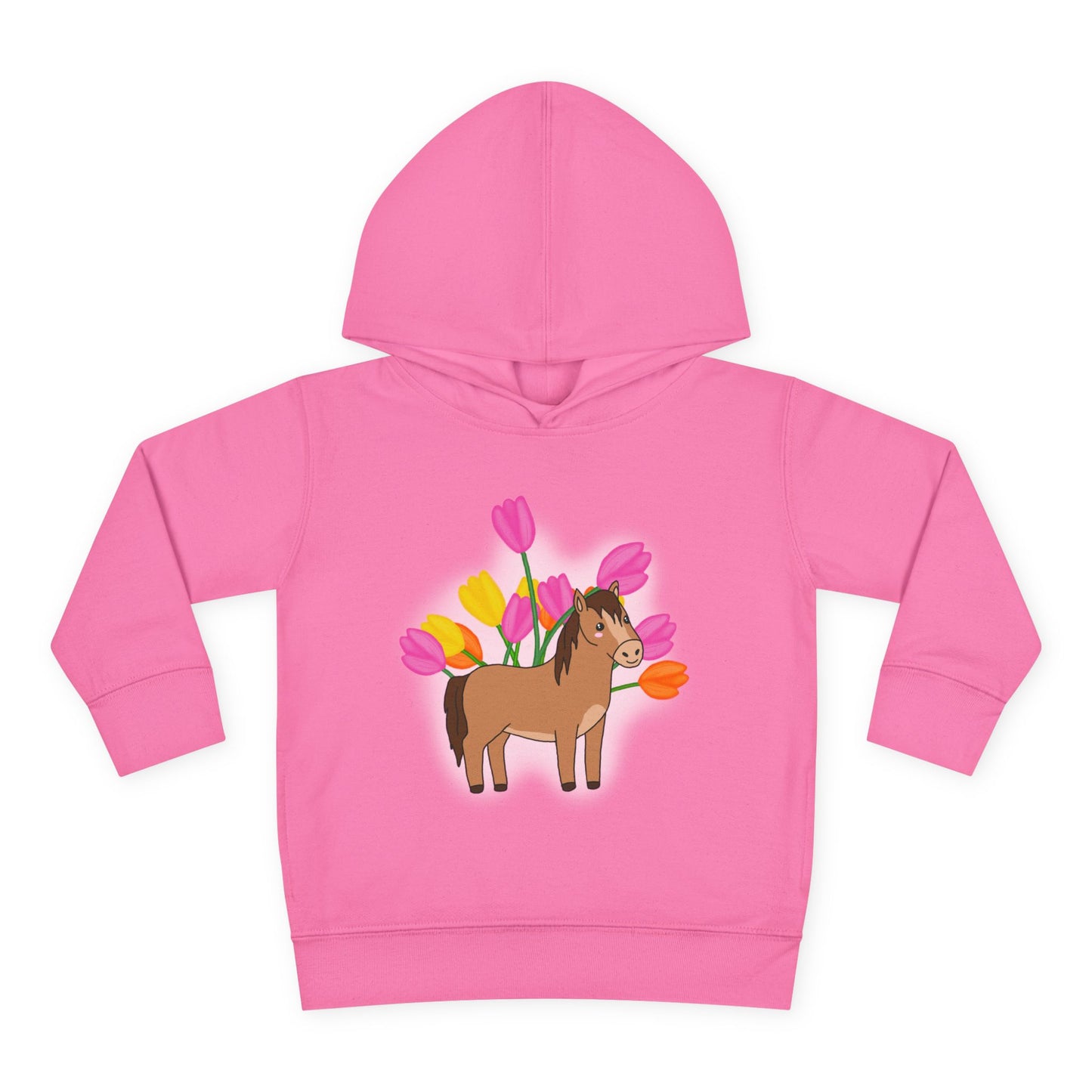 Horse n’ Flowers Hooded Pullover