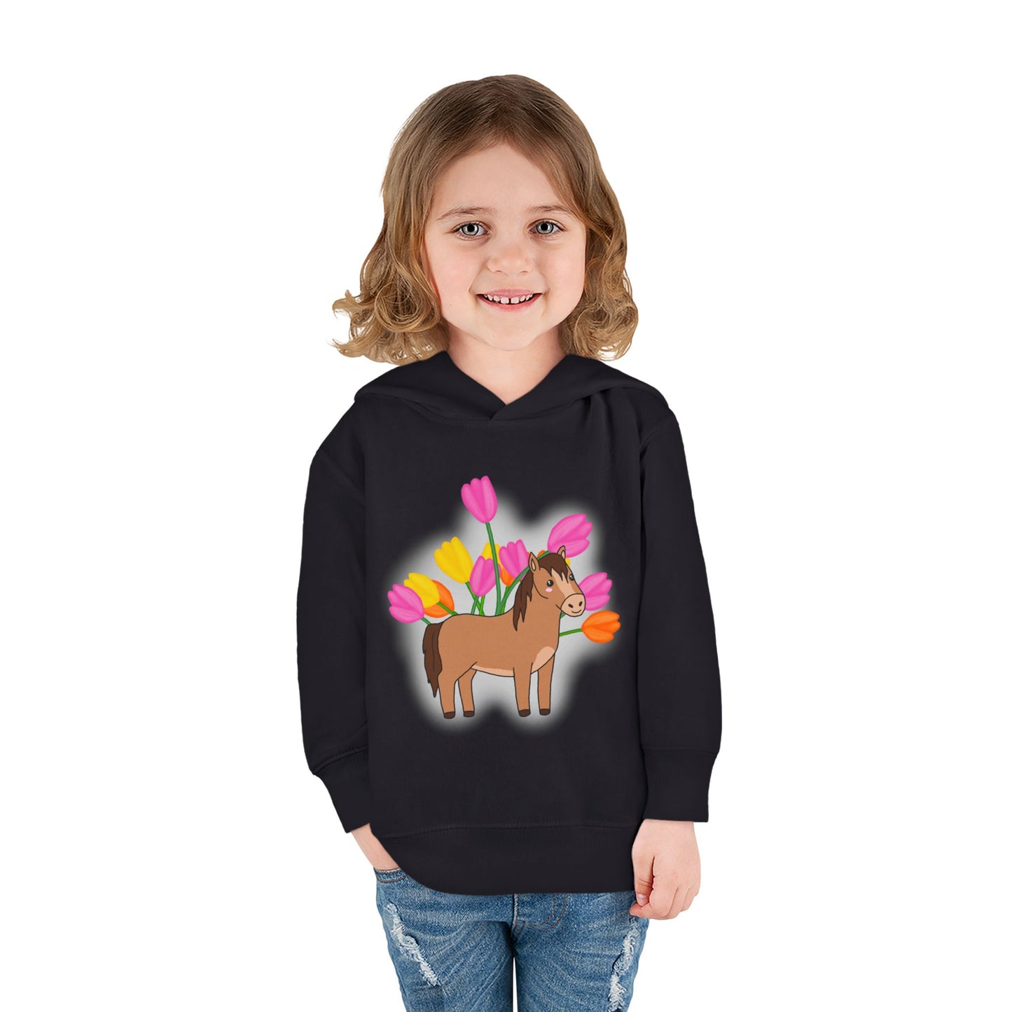 Horse n’ Flowers Hooded Pullover