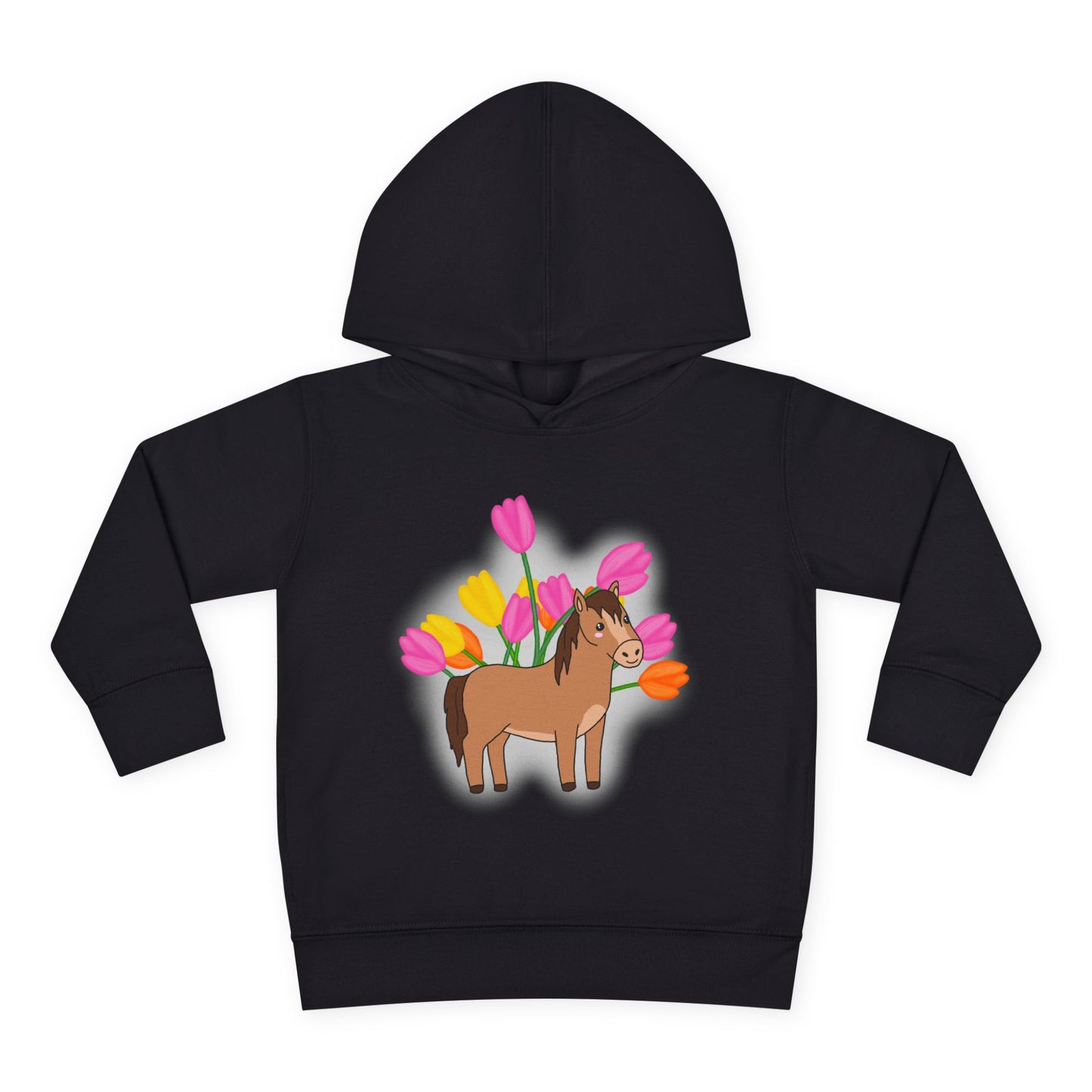 Horse n’ Flowers Hooded Pullover