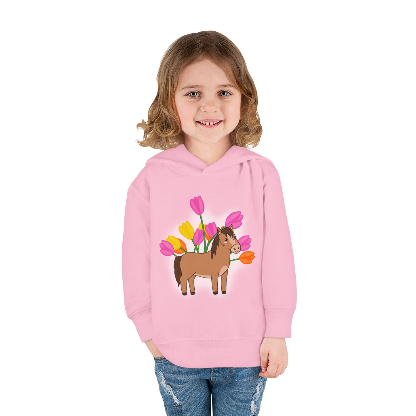 Horse n’ Flowers Hooded Pullover