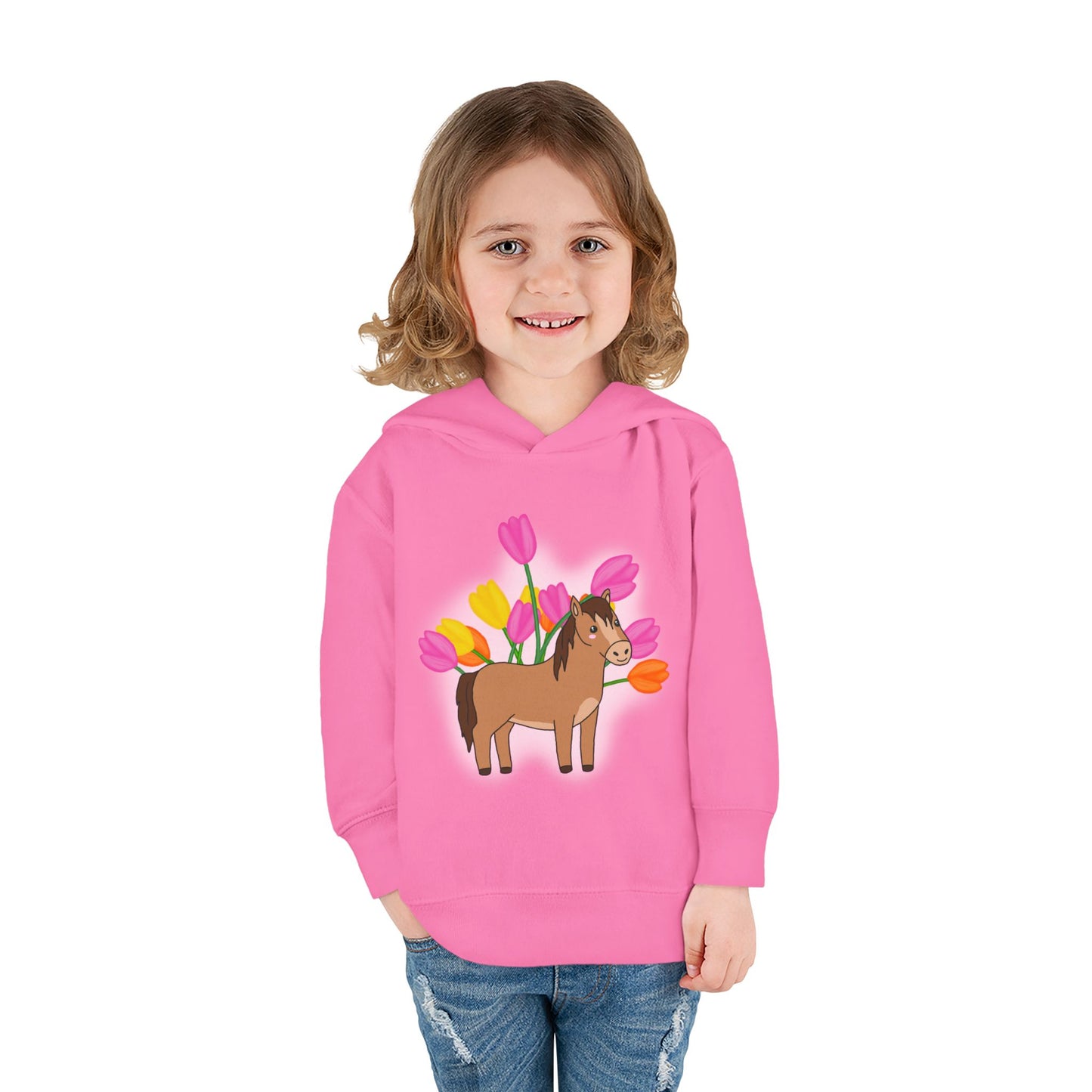 Horse n’ Flowers Hooded Pullover