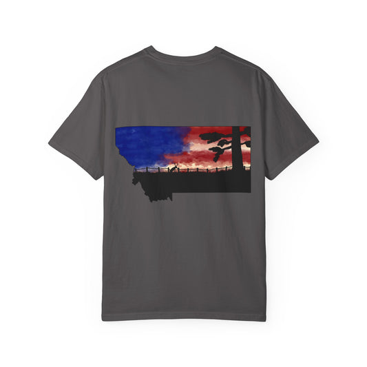Patriotic Montana Buck T-Shirt