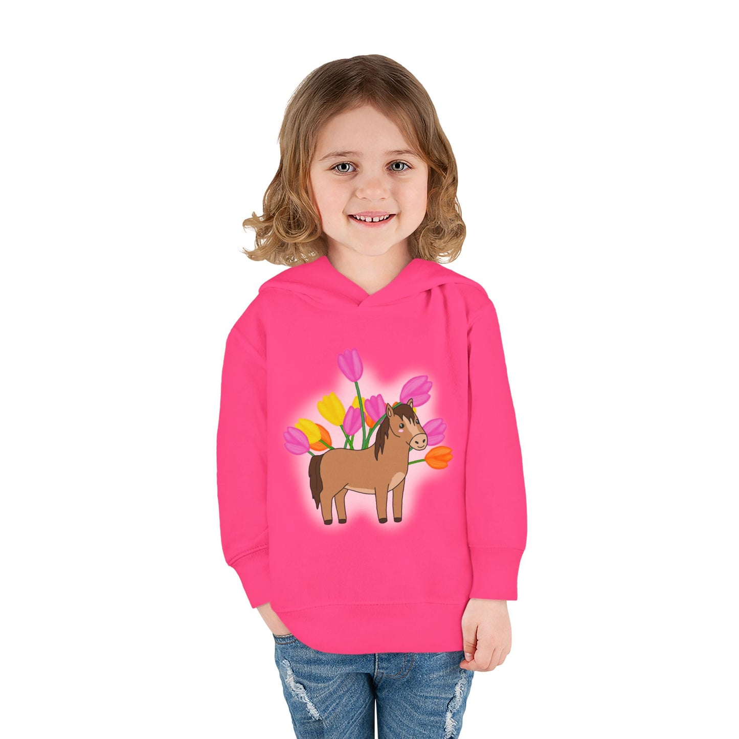 Horse n’ Flowers Hooded Pullover